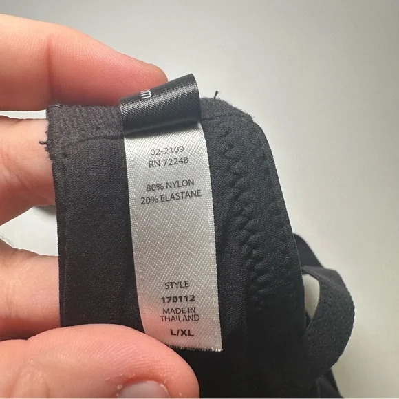 NWT Felina Black Blissful Comfort Bralette Size L/XL - Picture 3 of 9